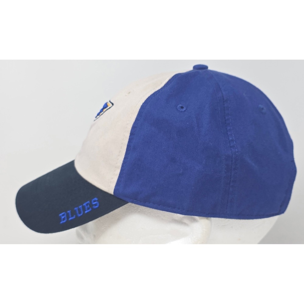 Fan Favorite NHL St. Louis Blues Strapback Hat Blue Embroidered Logo Hockey Cap - Picture 3 of 11